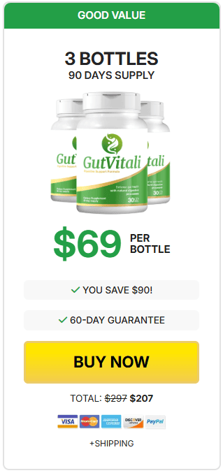 gutvitali 3 bottles price